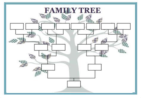 Free Fillable Form For Drawing Family Tree - Printable Forms Free Online