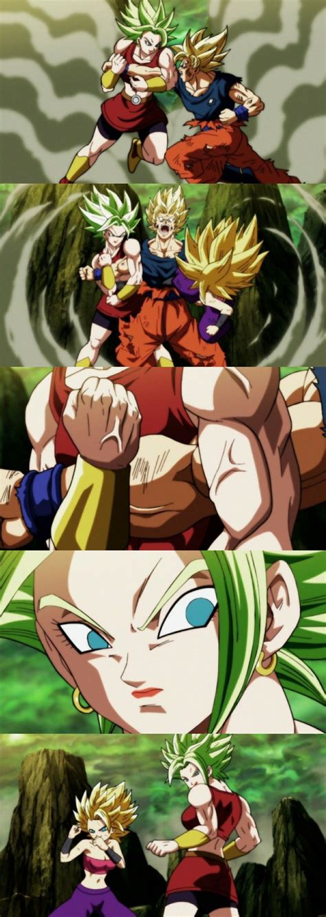 Caulifla And Kale Vs Goku Dragon Ball Z Dragon Ball Super Manga