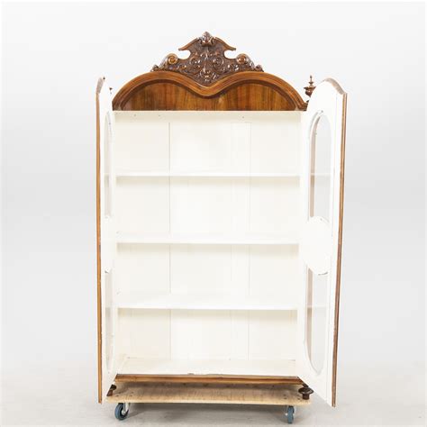 A Walnut Display Cabinet Around 1900 Bukowskis