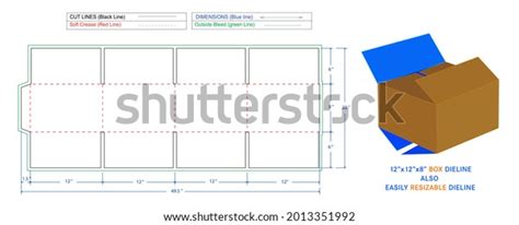 Shipping Box Template Over 34624 Royalty Free Licensable Stock