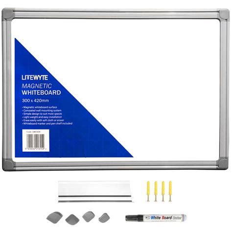 Litewyte Acrylic Magnetic Whiteboard X Mm Officemax Nz