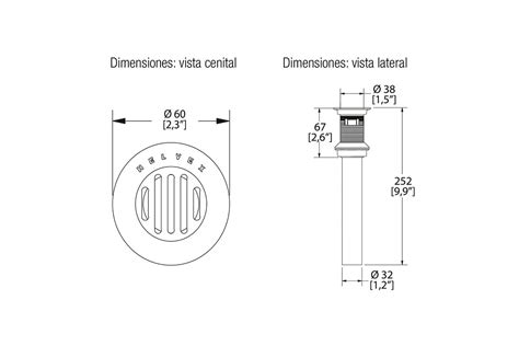 Limsa Contra Con Rejilla Para Lavabo Con Rebosadero TH 058