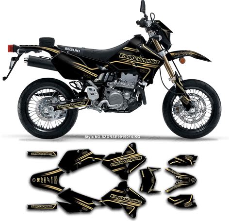 Kungfu Graphics Custom Decal Kit For Suzuki Drz 400 Sm