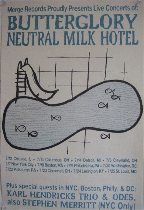 Neutral Milk Hotel - show posters, flyer, etc