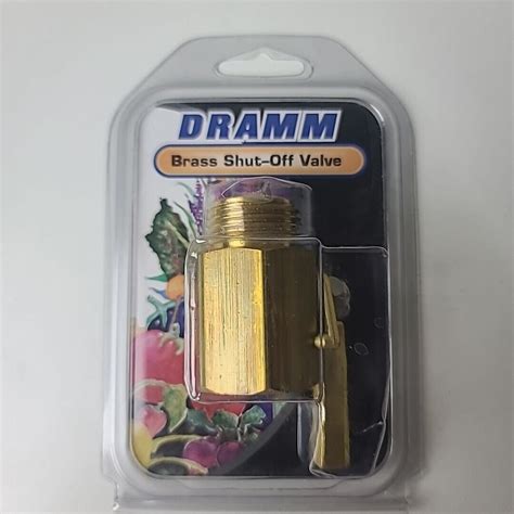 Dramm Watering Tools Heavy Duty Brass Shut Off Valve Pro Large