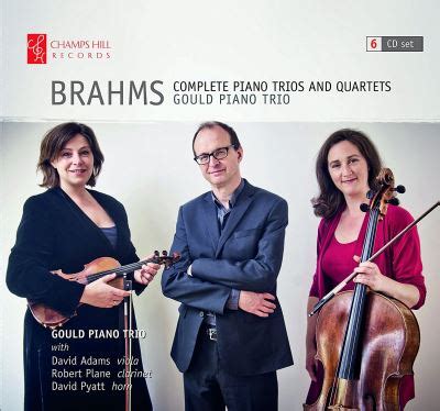 Brahms Int Grale Des Trios Avec Piano Quatuors Et Sextuors