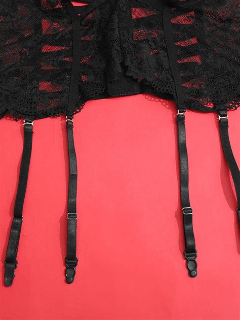 Plus Floral Lace Garter Shein Usa