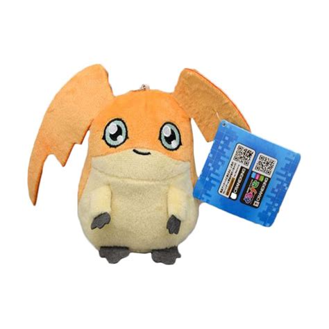 Digimon Adorable Peluche Patamon Agumon Palmon Biyomon Llavero Para