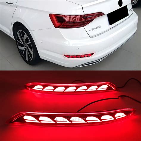 1 Set For Volkswagen Sagitar MK7 2019 2020 2021 2022 Led Rear Bumper