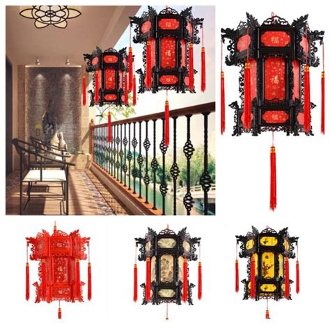 Yaoo Hanging Chinese Antique Lantern Hexagonal Chinese Style Spring