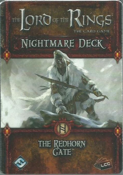 The Lord Of The Rings The Card Game Nightmare Deck The Redhorn Gate