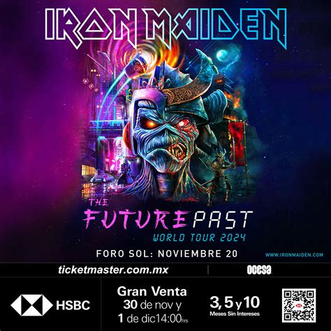 Iron Maiden Regresa A M Xico Con Su Gira The Future Past Heaven And