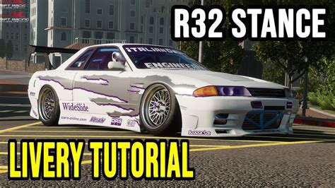 Carx Drift Racing Online R Stance Livery Tutorial Youtube