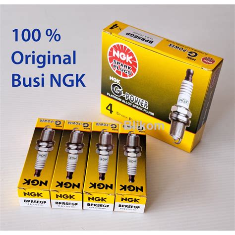 Jual 1 Pack Busi NGK Platinum BPR5EGP Toyota Kijang Super Grand