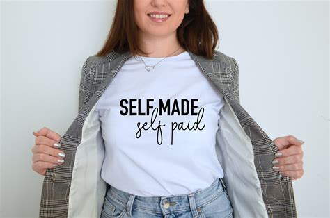 Self Made Self Paid Svg Empowered Svg Hustler Svg Motivational Etsy