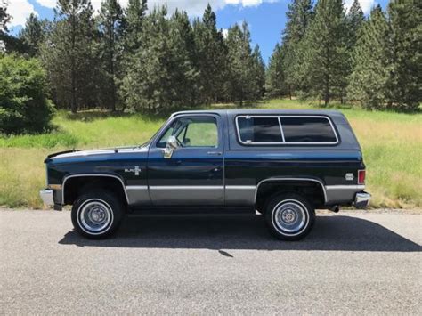 1987 Chevy K5 Blazer 4x4 Silverado Loaded Low Miles Only 95 873 Very