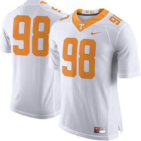 Nike #98 Tennessee Volunteers White Limited Jersey