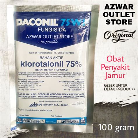 Jual Daconil Wp Gram Fungisida Obat Penyakit Untuk Tanaman