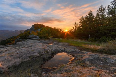 Atardecer Montaña Bosque - Foto gratis en Pixabay - Pixabay