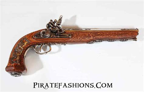 Replica Non-Firing Pirate Flintlock Pistols - Large – Pirate Fashions