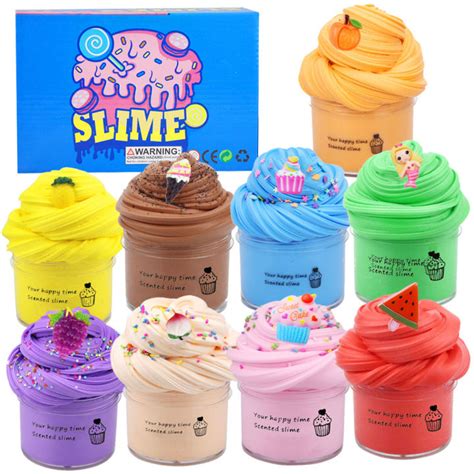 70ml Diy Butter Slime Supplies Fruit Slime Kit Soft Stretchy Non Sticky