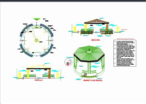 Glorieta En AutoCAD Descargar CAD Gratis 228 51 KB Bibliocad