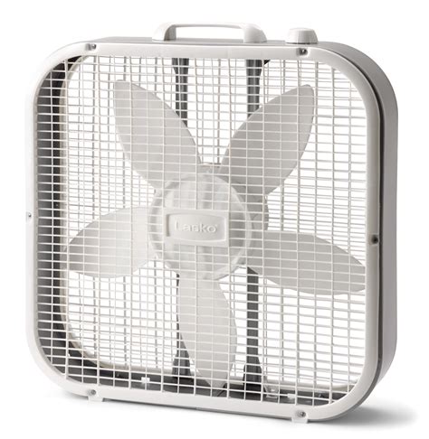 Lasko 20 Classic Box Fan With Weather Resistant Motor 3 Speeds 225