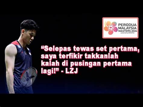 Selepas Tewas Set Pertama Saya Terfikir Takkanlah Kalah Di Pusingan