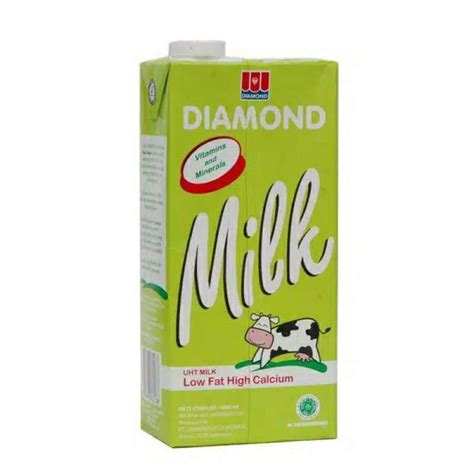 Jual Susu UHT Diamond Low Fat 1 Liter Di Seller Zmart Tirtajaya Kota