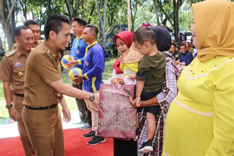 Wabup Lampura Kunjungan Kerja Di Kecamatan Belambangan Pagar Sekaligus