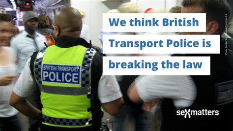 Sex Matters Threatens British Transport Police With Legal Action Sex Matters