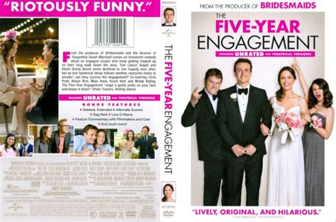 The Five Year Engagement 2012 R1 Movie Dvd Front Dvd Cover