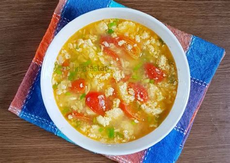 Resep Sup Tomat Telur Oleh Lidia Lestari Cookpad