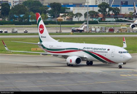 Aircraft Photo Of S2 AHO Boeing 737 8E9 Biman Bangladesh Airlines