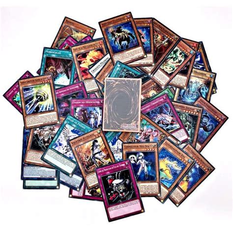 lot de 50 cartes française YuGiOh toute collection Free Next Day