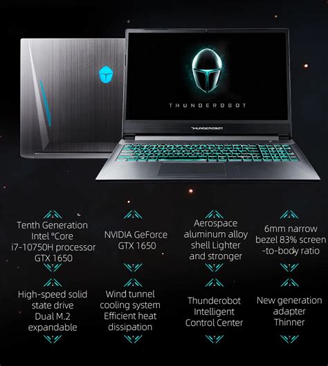 Thunderobot 911mt Gaming Office Laptop 15.6 Inch Intel Core I7 10750h ...