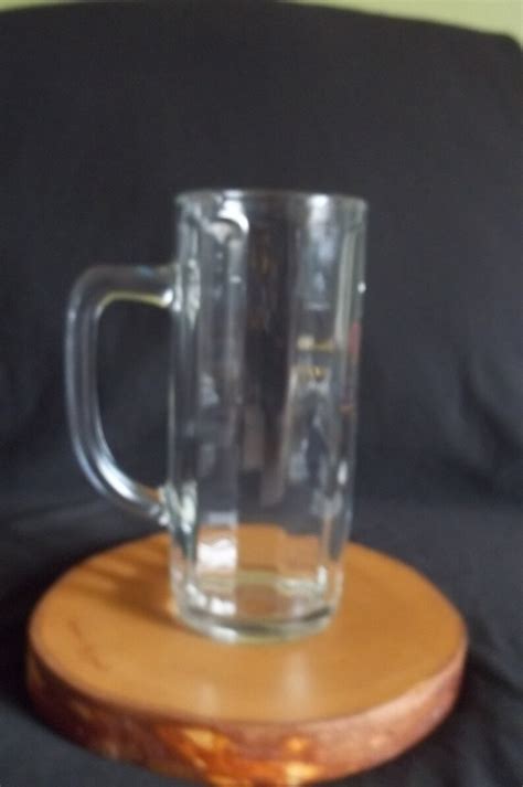 Paulaner Munchen 5 Liter Glass Tall Beer Mug Made By Sohm Germany Gold