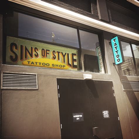 Hand Painted Tattoo Shop Signs