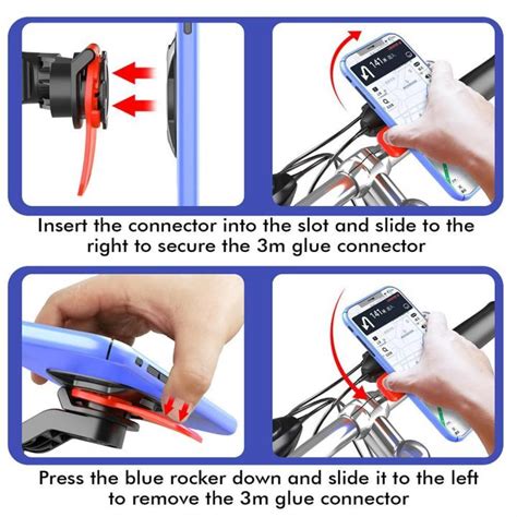 Quad Lock Out Front Bike Twist Mountain Cradle Cycling Kit Phone Device