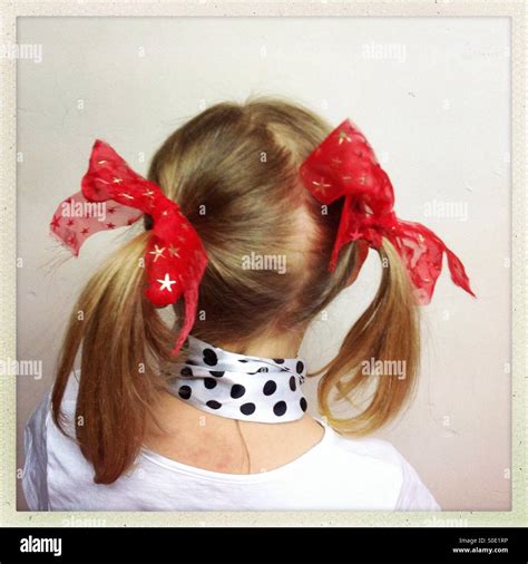 Bunches and ribbons Stock Photo - Alamy