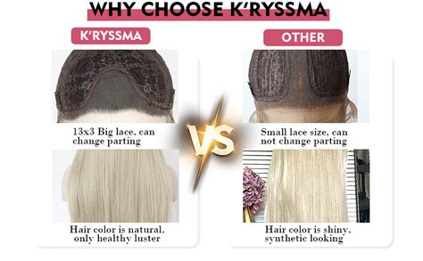 Amazon K Ryssma Fashion Ombre Blonde Glueless Lace Front Wigs