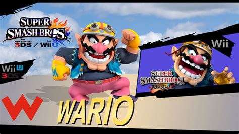 Super Smash Bros. Evolution: Wario by dragonnjmb on DeviantArt