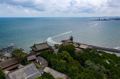 Fotograf A A Rea De La Atracci N Tur Stica De Penglai Foto De Archivo