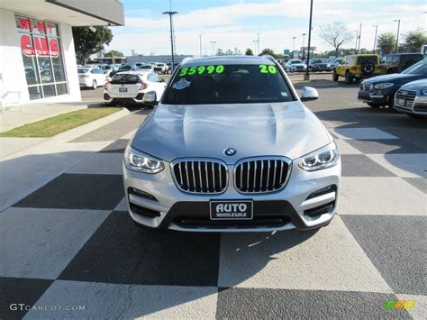 2020 Glacier Silver Metallic Bmw X3 Xdrive30i 137142780 Photo 2