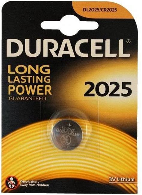 10 Stuks Duracell CR2025 3V Lithium Knoopcel Batterij Bol