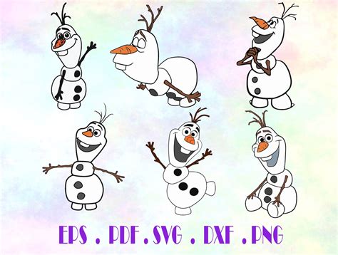 Olaf SVG Frozen SVG Disney Olaf SVG File Olaf Clipart Olaf Etsy