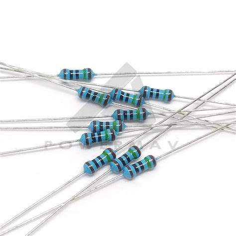 Pcs Ohms Band W Metal Film Resistor Ohm For Pcb