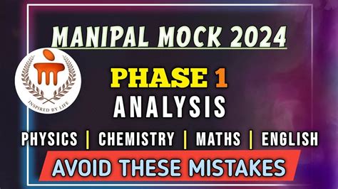 Manipal Mock Test Important Topics Last Day Revision Topics 40