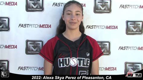 2022 Alexa Skya Perez Slapper And Outfield Softball Skills Video Lady