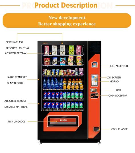 Vending Machine Snacks And Drinks & Combo Vending Machine - Buy Combo ...